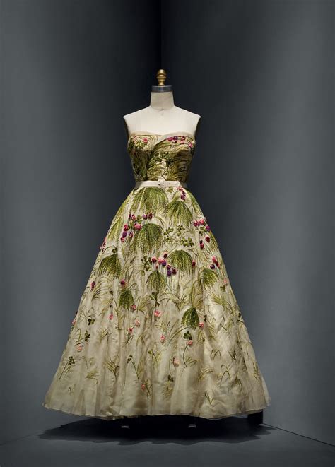 dior couture flower dress|christian Dior evening dresses.